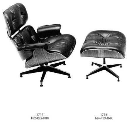 Charles Eames easy chair and foot rest