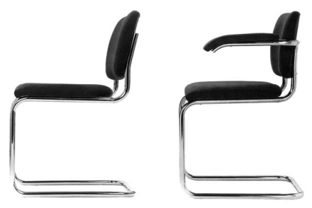 Mart Stam Visitor Chrome Cantilever Visitor Chairs