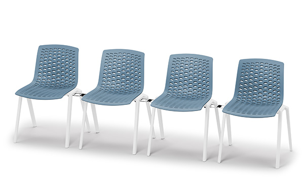 lux chair in blue & linked