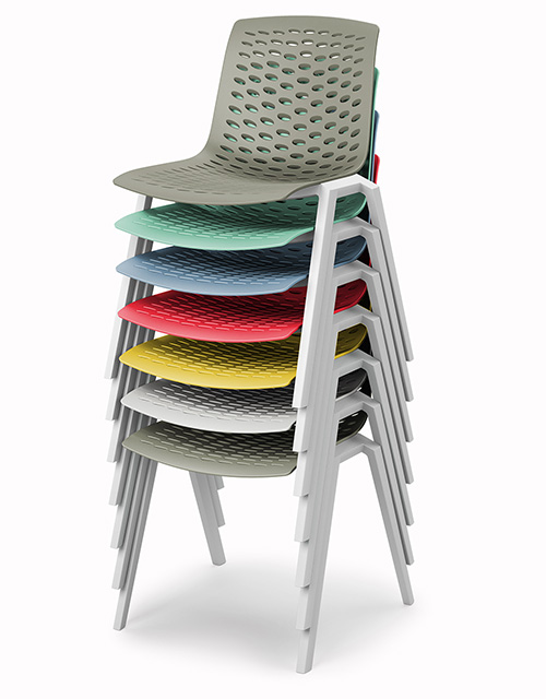 lux chair seven stacked