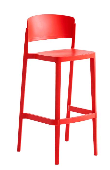 abuela stool red