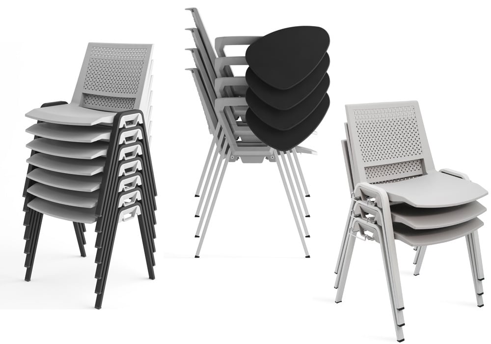kentra chairs stacked