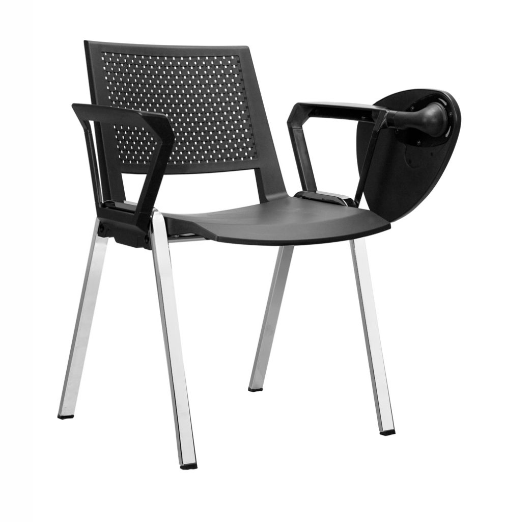 kentra chairs black with writing table