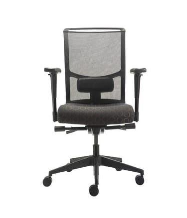 zoe office task chair black wave