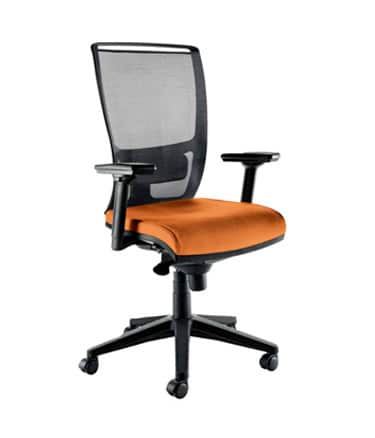 zoe office task chair orange